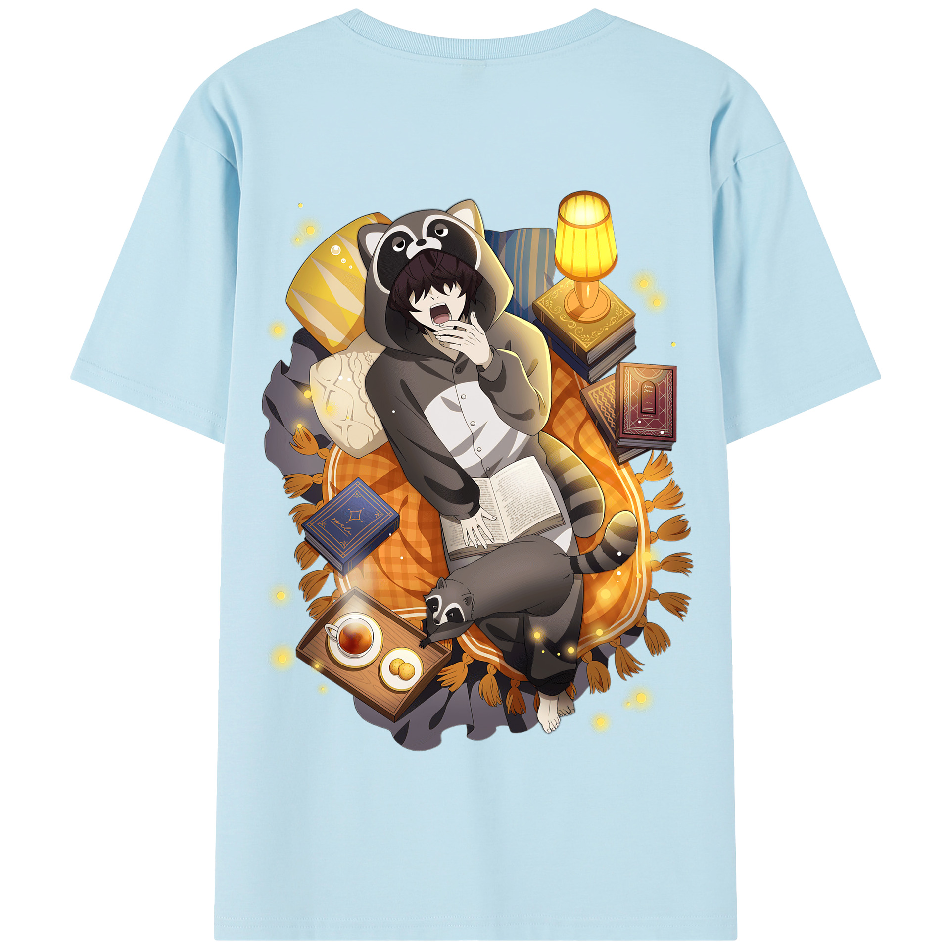 （画像用） 文豪ストレイドッグス Bungo Stray Dogs 綿100％半袖Tシャツ（背面プリント）